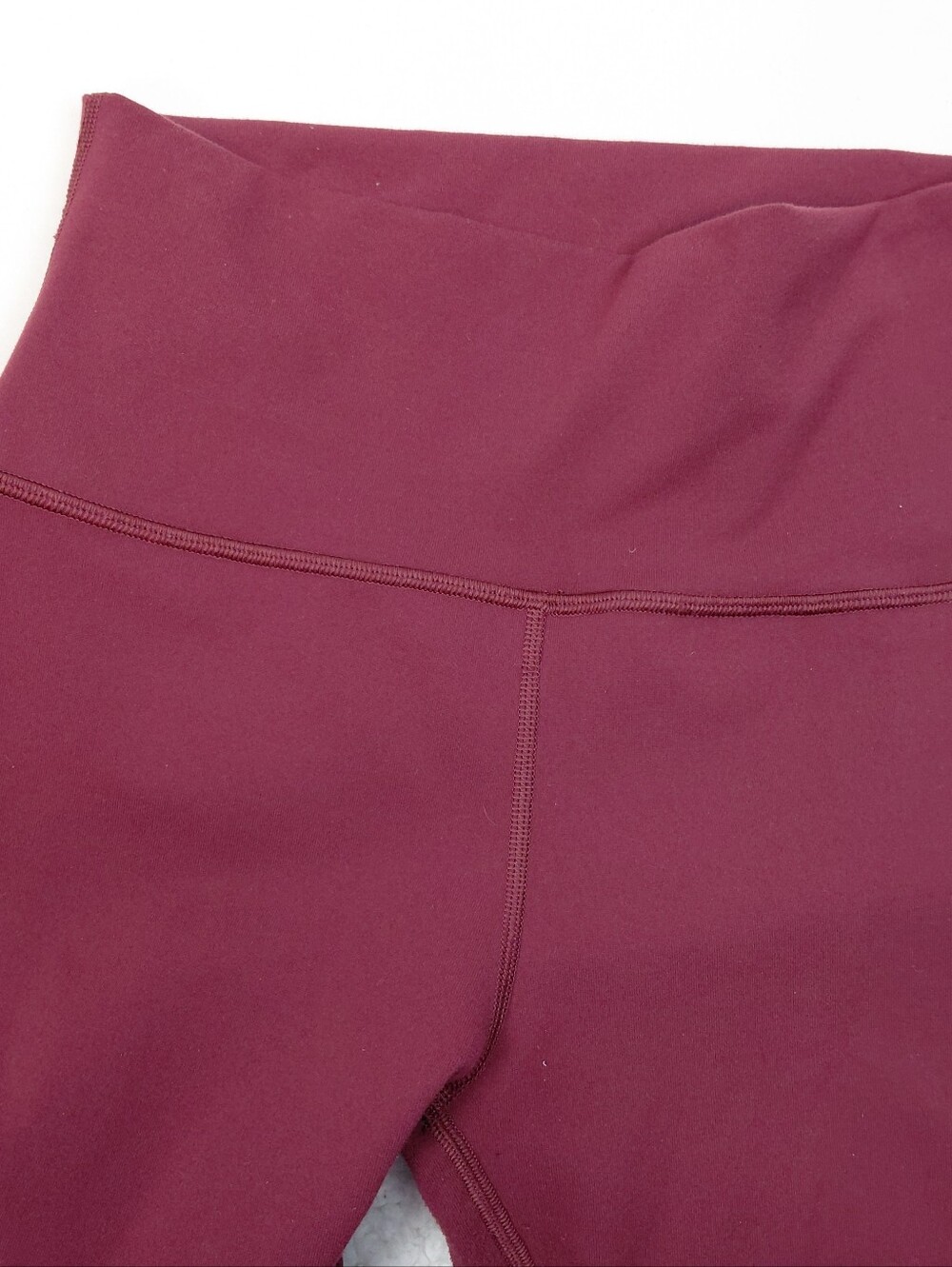 Aritzia Golden Leggings Size 6 Burgundy Red Workout Gym Yoga Active - Picture 4 of 5